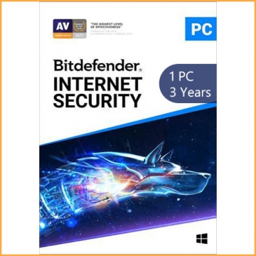 Bitdefender Internet Security 1 PC 3 Years [EU]