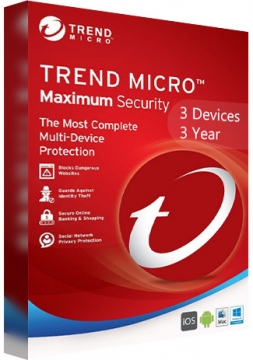 Trend Micro Maximum Security Multi Device - 3 Devices - 3 Years [EU]