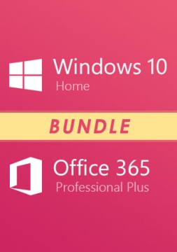 Office 365 Pro Plus Account +  Windows 10 Home Key Bundle