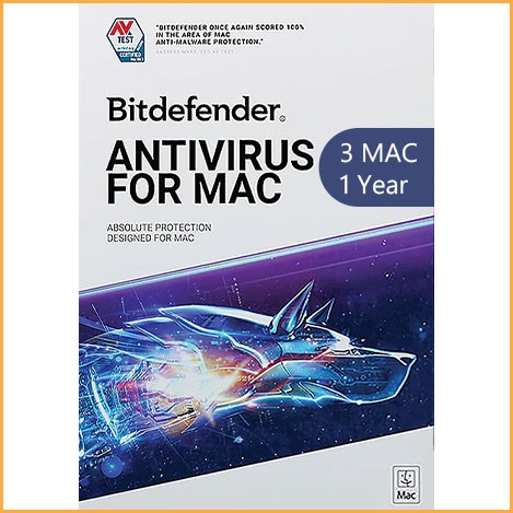 Bitdefender Antivirus for Mac - 3 MAC - 1 Year [EU]