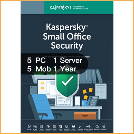Kaspersky SMALL Office Security Version 7 5PCs + 5Mobiles + 1Server - 1 Year  [EU]