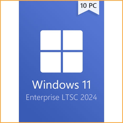 Windows 11 Enterprise LTSC 2024 Key - 10 PCs