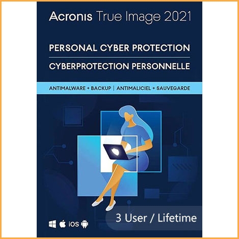 Acronis True Image 2021 - 3 User - Lifetime [EU]