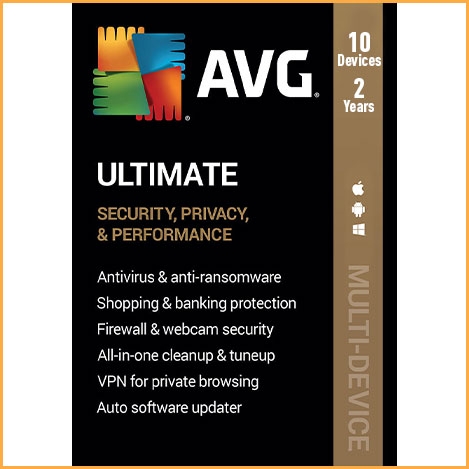 AVG Ultimate 2020 10 Devices 2 Years