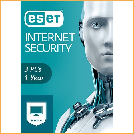 Eset Internet Security - 3 PCs - 1 Year