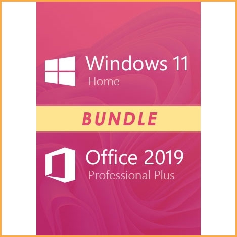 Windows 11 Home + Office 2019 Professional Plus Keys Bundle