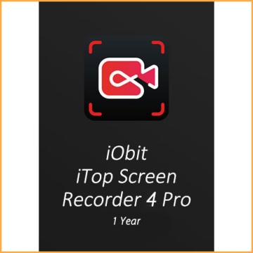 IObit iTop Screen Recorder 4 Pro -1 PC -1 Year